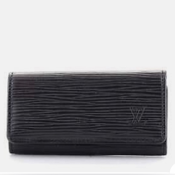 Louis Vuitton Epi Leather 4 Key Holder Epi Leather Black Louis Vuitton - Picture 9 of 11